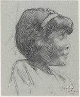 FF 011b
          <br/>
          Meisjesportret en profil naar rechts met haarband
          <br/>
          <em>Looy, Jacobus van (1855-1930)</em>